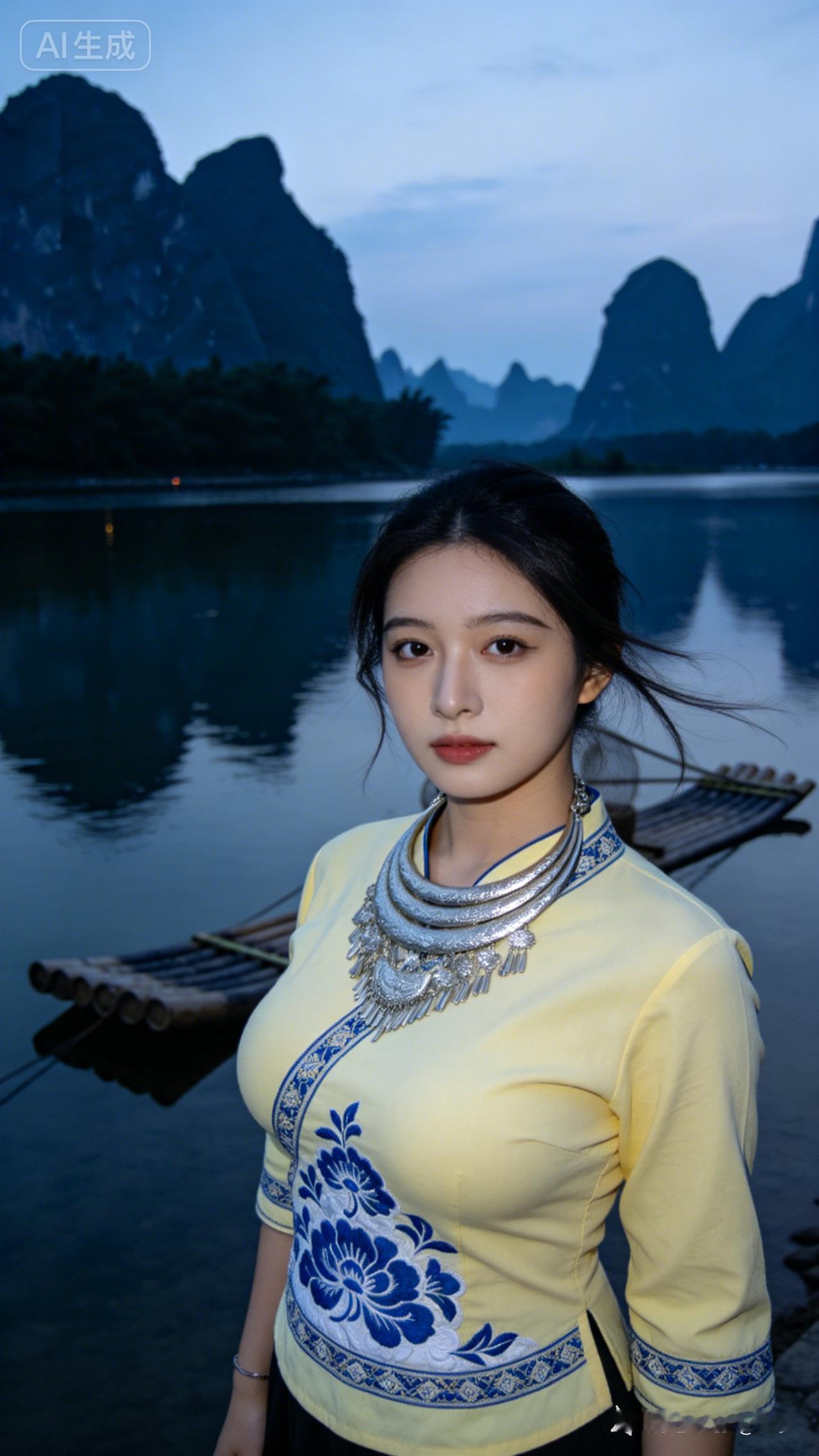 山水映美人，风华绝代间。