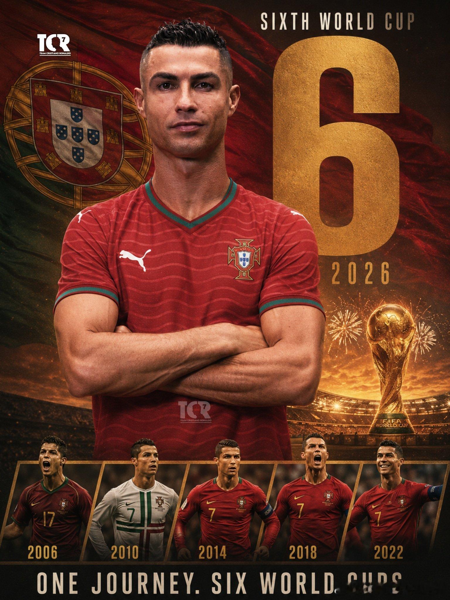 🇵🇹继续出征！C罗入选国家队大名单，将参加2026年世界杯！2006、201
