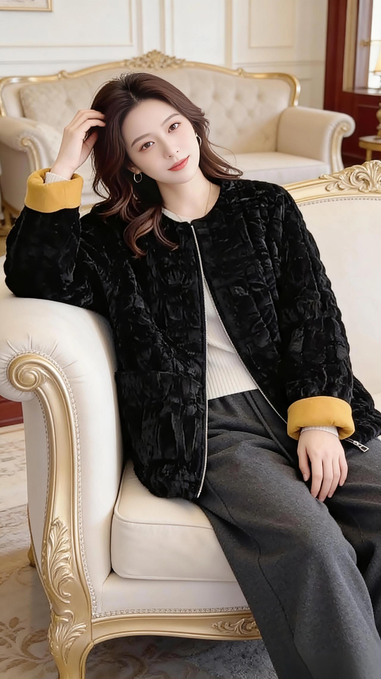 雪窗下的暖章
 
冬日的雪絮裹着街景，贴在落地窗的玻璃上，像一层朦胧的纱。我捧着