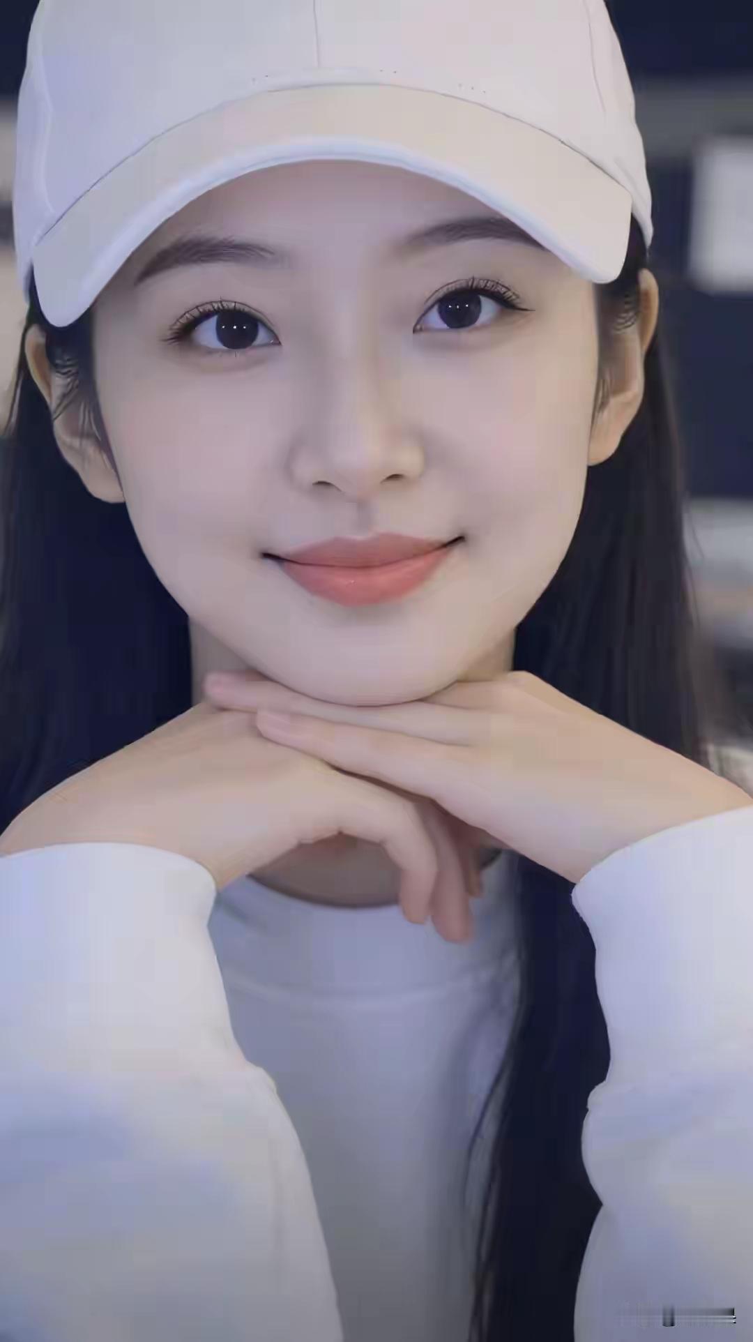 白衣飘飘，笑靥如花。元气满满的一天从微笑开始🍀🌈🌹