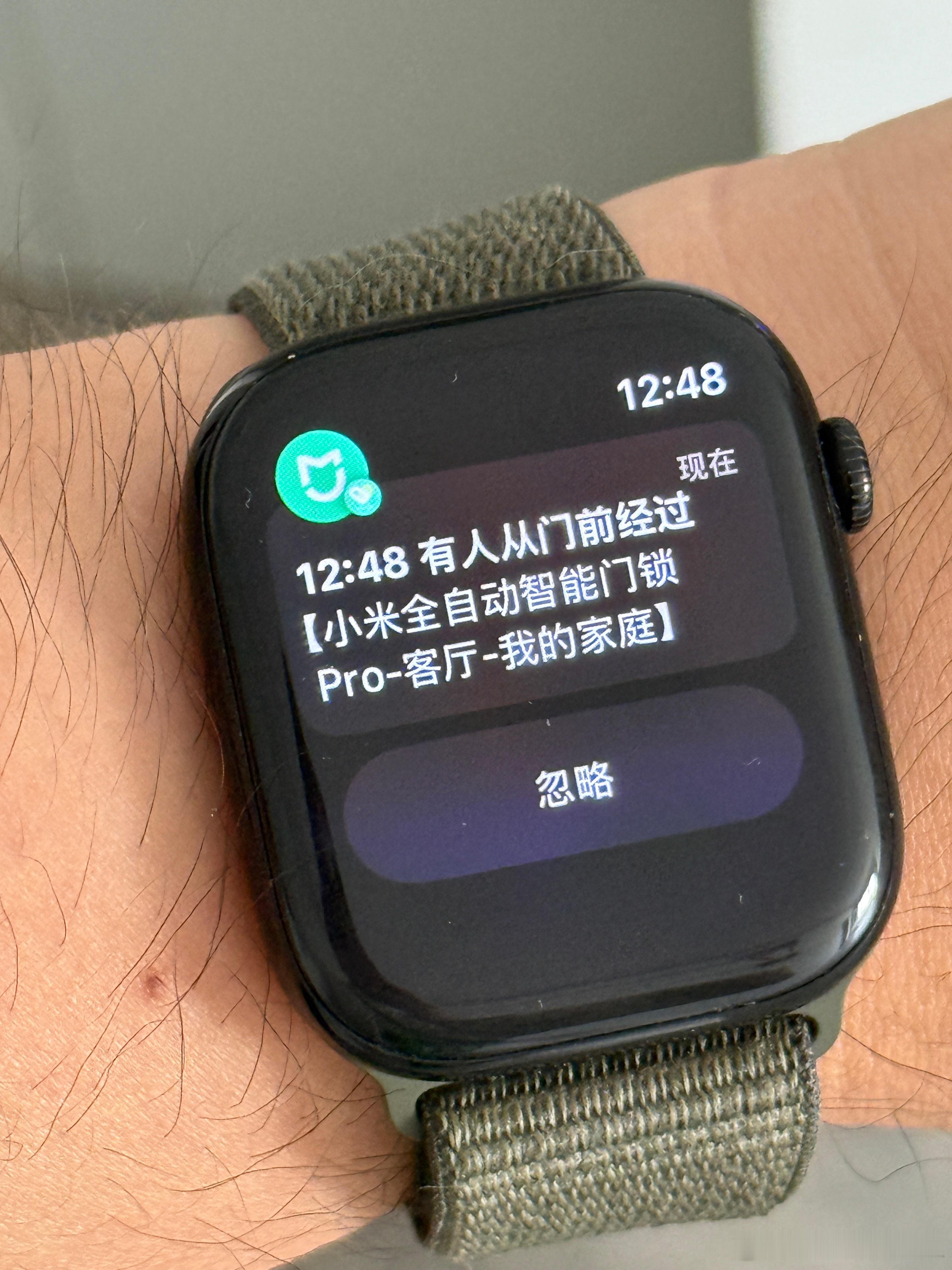 这就是 vivo 连接 apple watch 后通知的样子，所有通知都走 vi