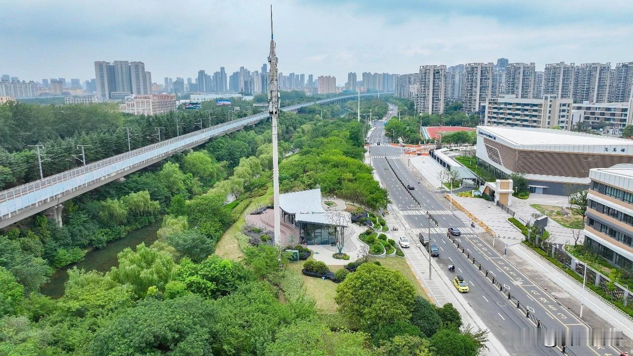 合肥匡河“公园+”驿站，悄然“解锁”～

蜀山区匡河之畔，一座高颜值公园驿站最近