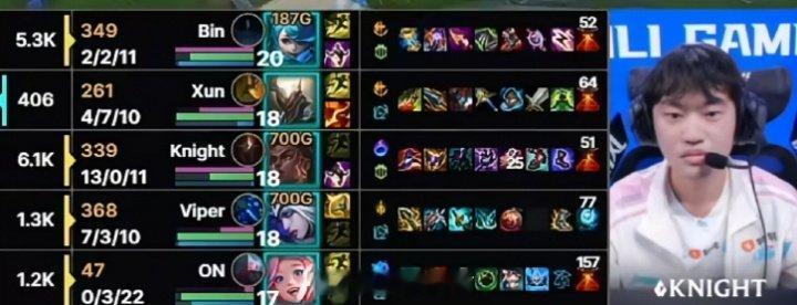 Knight超神梅尔 国产第一中单！Kinght梅尔爆炸输出25层杀人书 13-