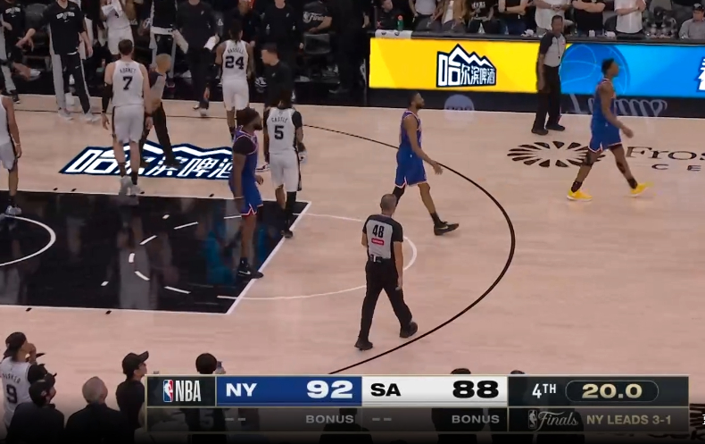 比赛还剩最后20秒 马刺落后尼克斯4分  还有可能吗？ 尼克斯vs马刺 nba总