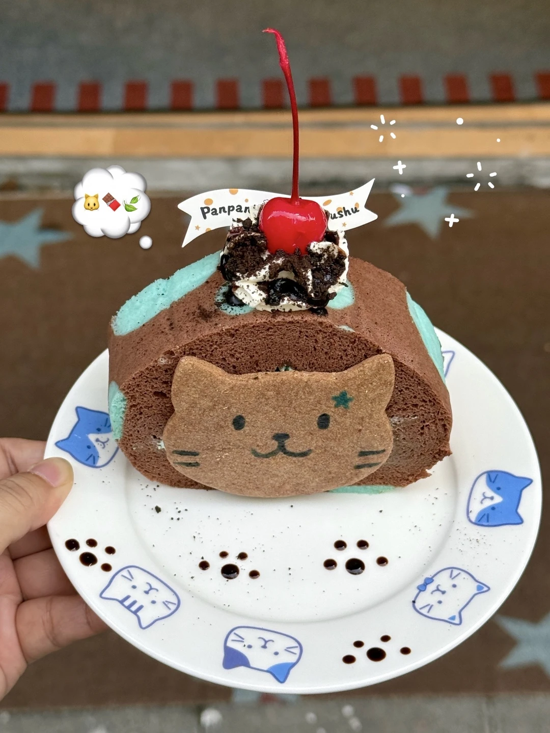 佛山新的！！！薄巧猫猫卷。。。巨可爱(˵>ㅿ<˵)♡