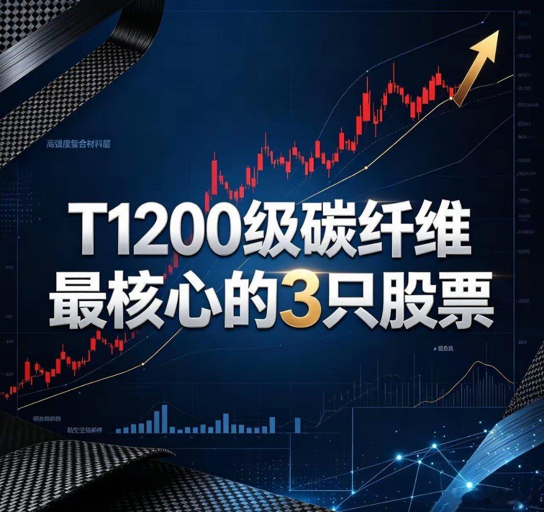 T1200级碳纤维最核心的3只股票：1. 中复神鹰 (688295)作为国内高性