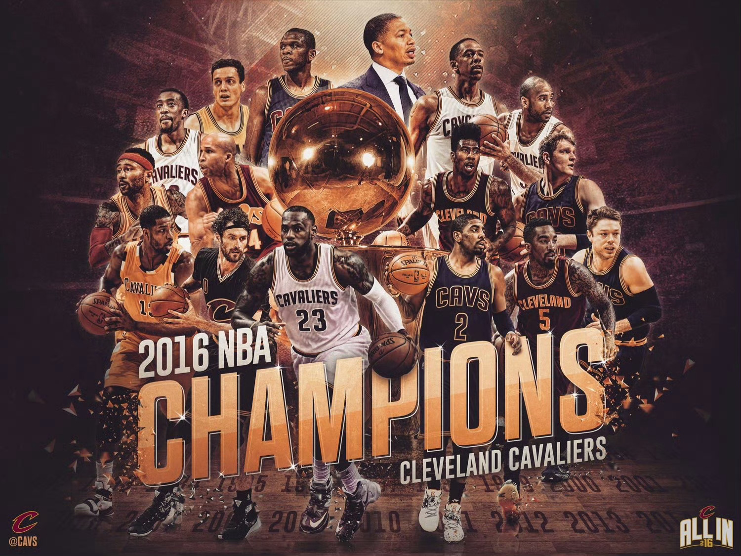 Champions🏆克利夫兰骑士骑士夺冠十周年骑士nba骑士1比3逆转勇士夺冠