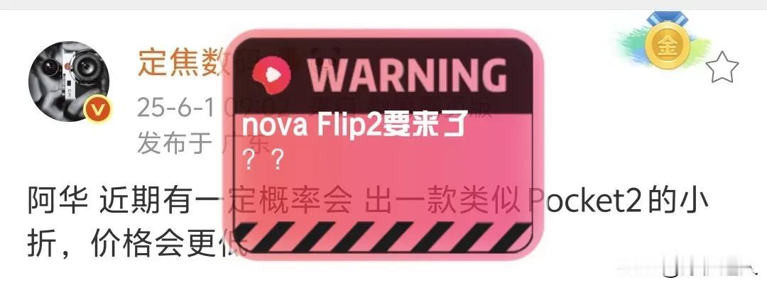 阿华novaFlip要更新了？会是麒麟8020吗？