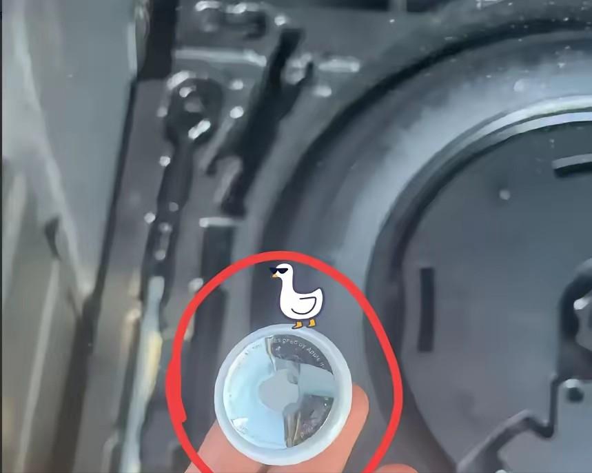 广东，一名女子在洗车的时候，无意间在备胎槽里发现了一个异物，她拿出来一看，发现竟