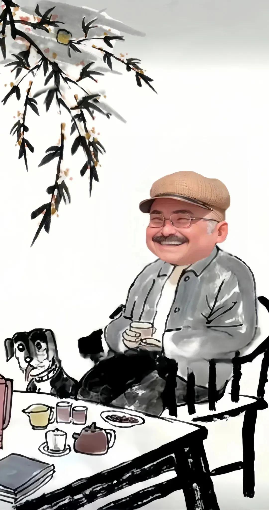   泡壶香茶吸根烟，老汉心中乐无边。
   要问喜从何处来，听说老屋要拆迁。