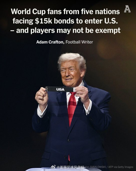 【特朗普赚钱新招】TA消息：基于特朗普政府相关入境政策的最新变化，有50个国家的