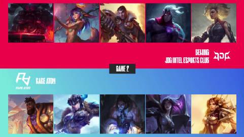  【JDG vs RA 第二局】

MVP：Kanavi（莉莉娅）
RA反思一下