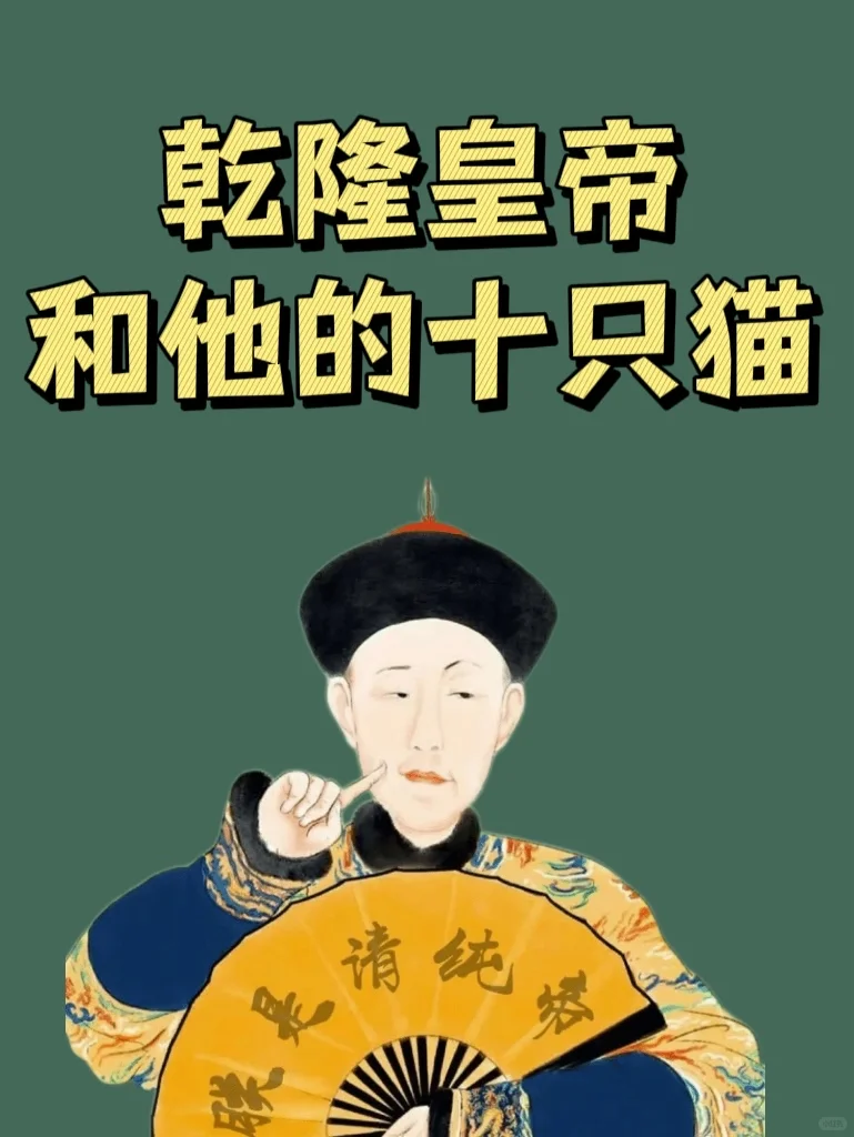 乾隆皇帝养的10只猫，名字太绝了💁‍♀️