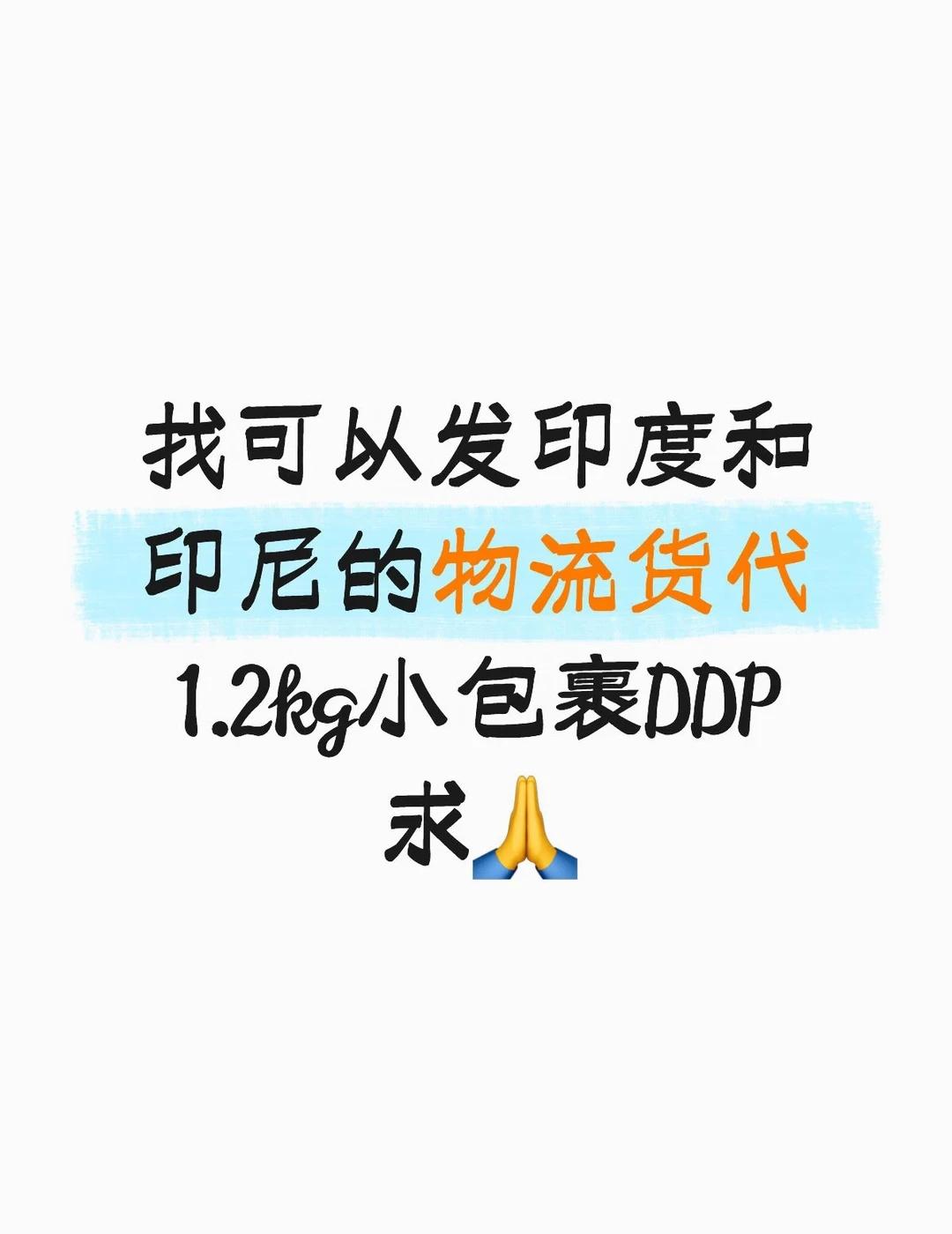 找印度印尼物流货代
需要两个国家都可以发的，价格有优势的有吗….
预算220内有