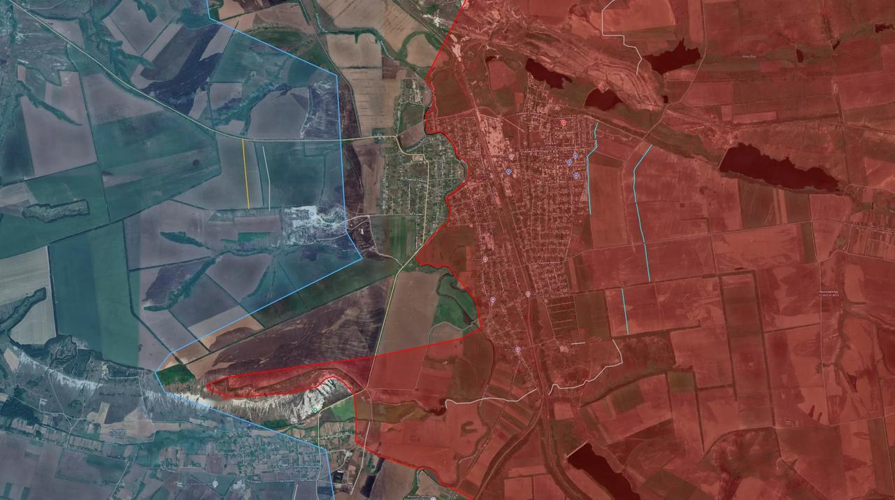 Playfra发布三张最新地图，比Deepstate更新更细致：
       