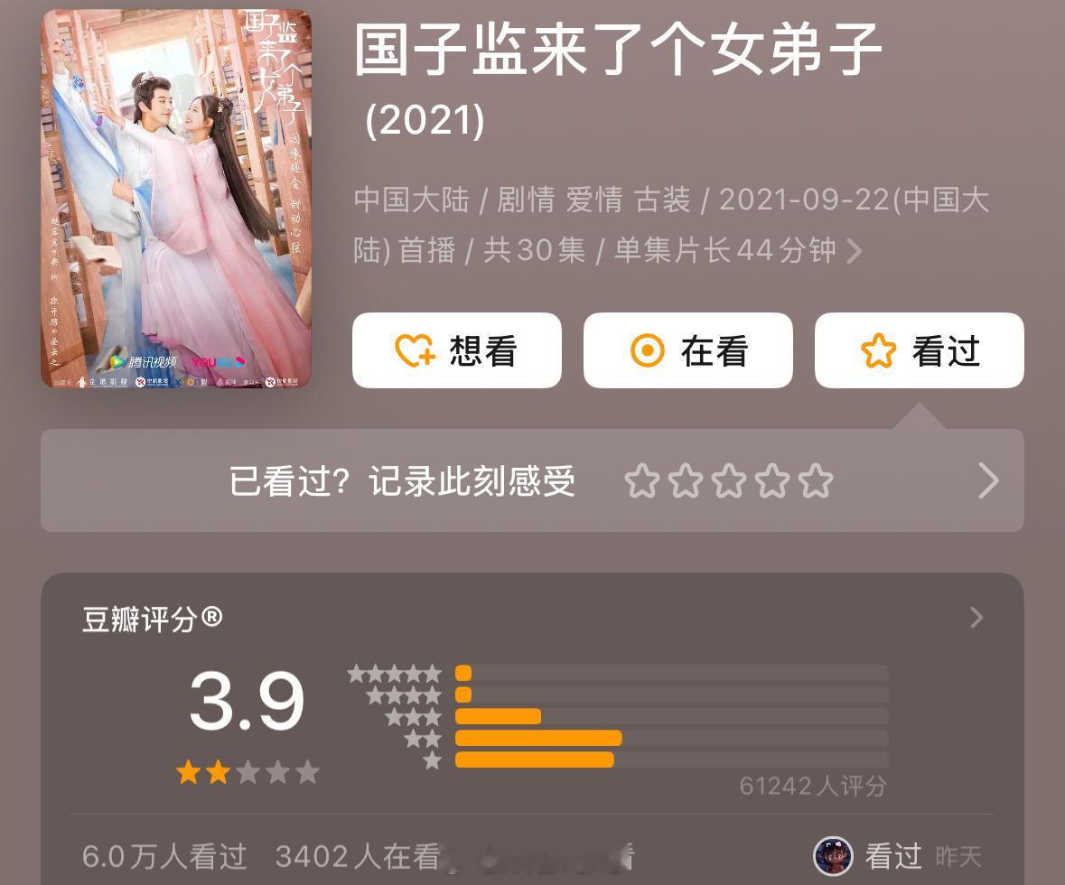 刚发现rs那位和赵露思合作过国子监来了个女弟子？[费解] ​​​