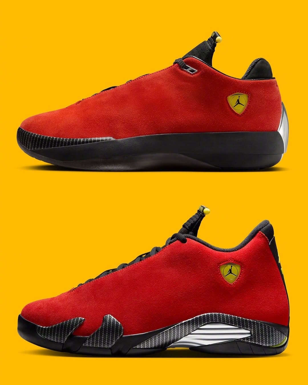 法拉利配色的Air Jordan 4014。AJ 40是真的能玩出花来。 