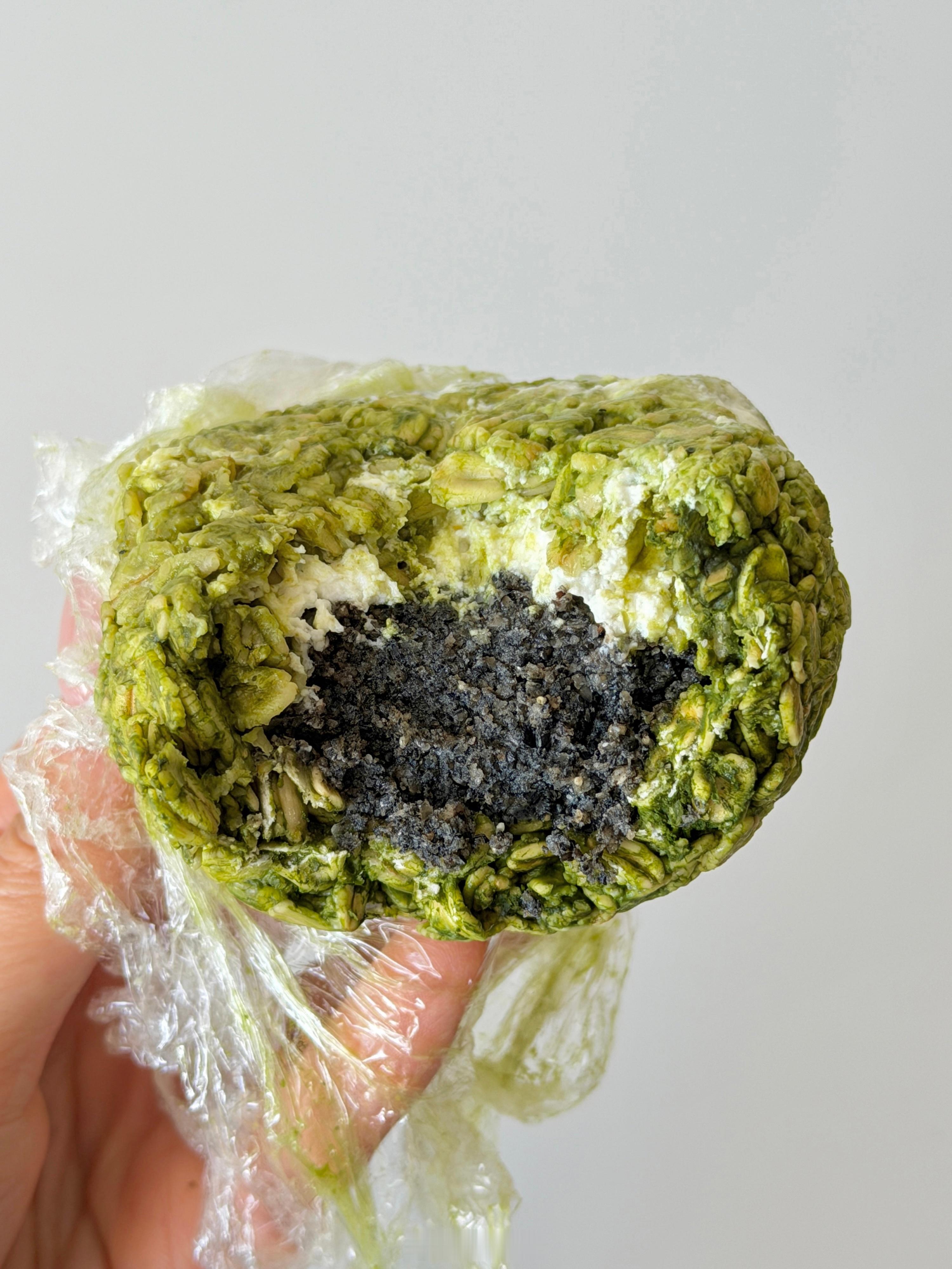 这个抹茶黑芝麻燕麦球你就吃去吧！减脂期解馋一个顶俩 