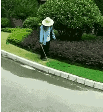 长见识了，原来路边草还能这样变绿啊。