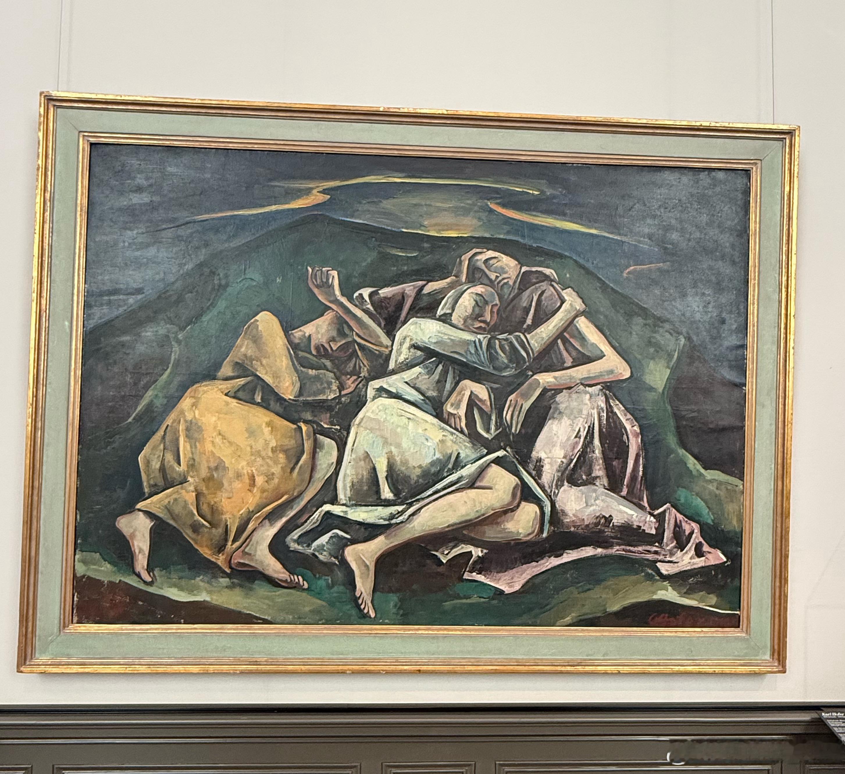 今天在柏林老美术馆看到的最喜欢的一幅画作者卡尔·霍费尔 Karl Hofer（1