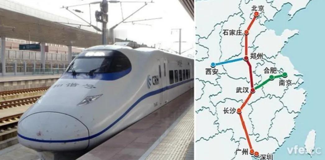 九条高铁经过的省市
9.大西高铁：从大同到西安全长 567 公里
途经：山西，陕