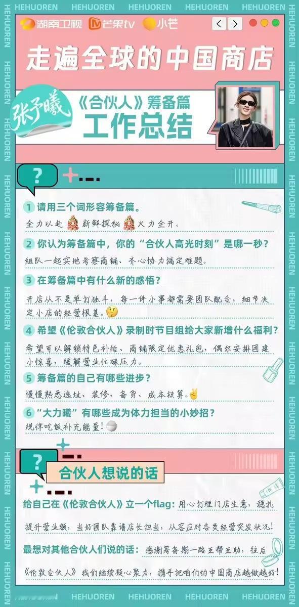 合伙人筹备篇收官 这个合伙人看得我真是泪目了，一个经营综艺也这么有团魂。筹备篇收