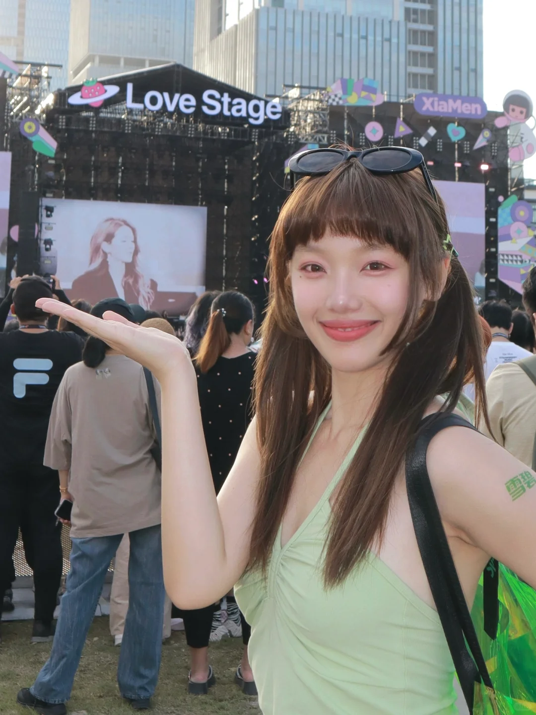 音乐节穿搭时髦精出现！🫧