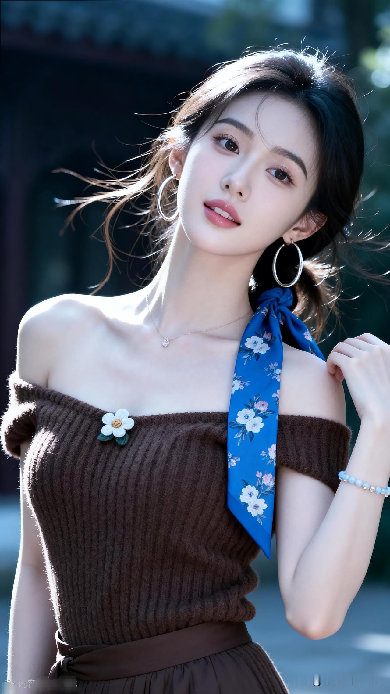 温柔甜美的少女穿搭，花海中的浪漫时光