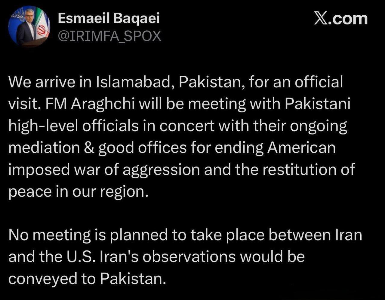 据革命卫队下属“拉贾新闻社”报道，伊朗最高领袖在当前条件下已“彻底禁止”与美国谈