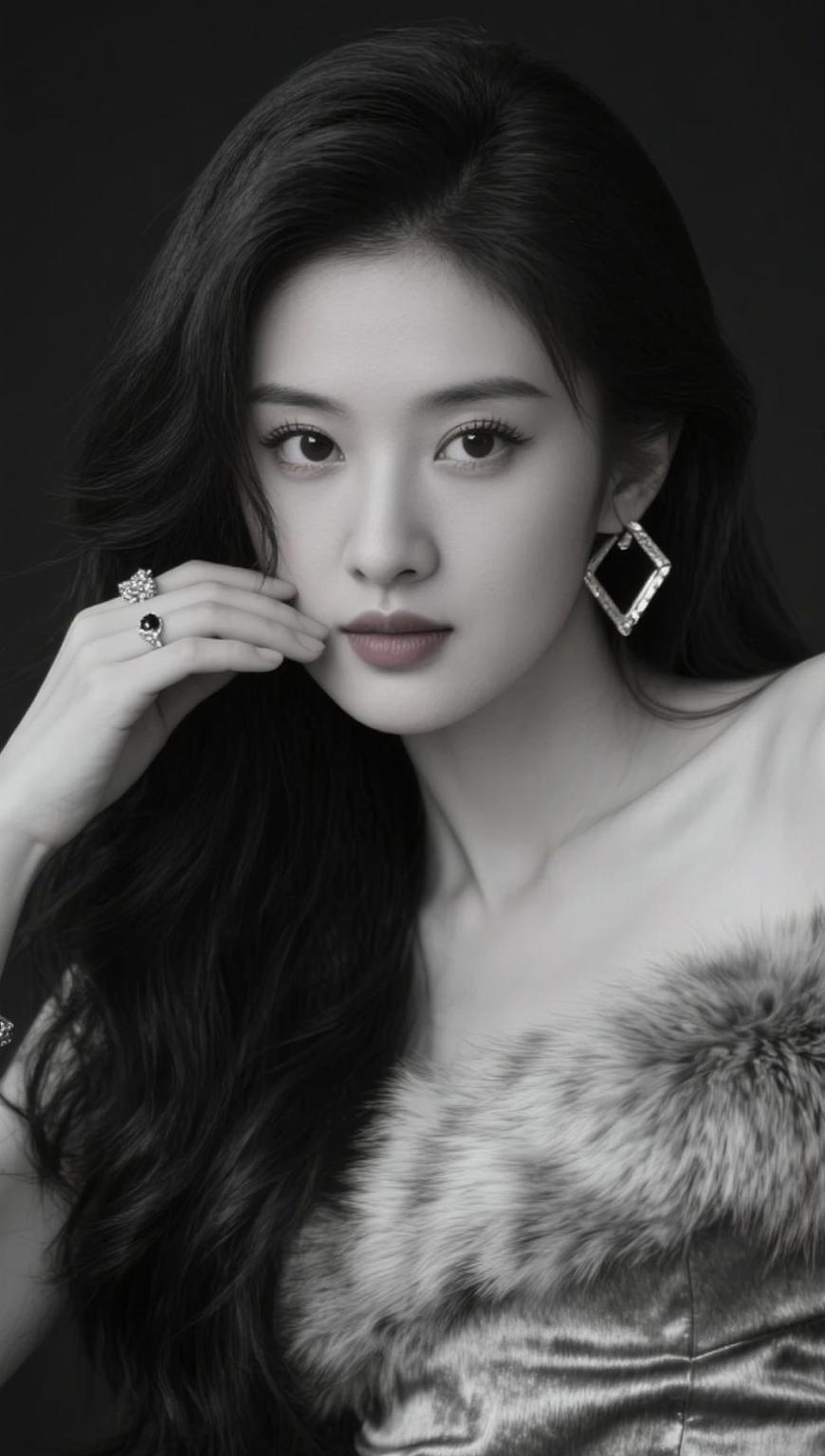 AI暗调风情照 随变ai随便玩