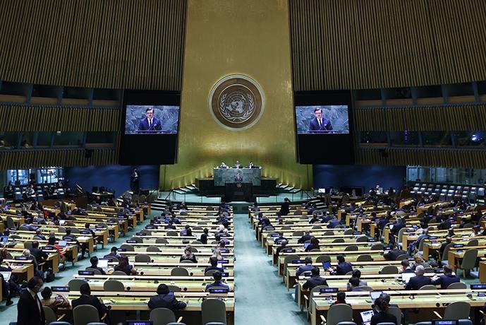 2026年6月19日，纽约联合国总部，一场纪念“消除冲突中性暴力行为国际日”的听