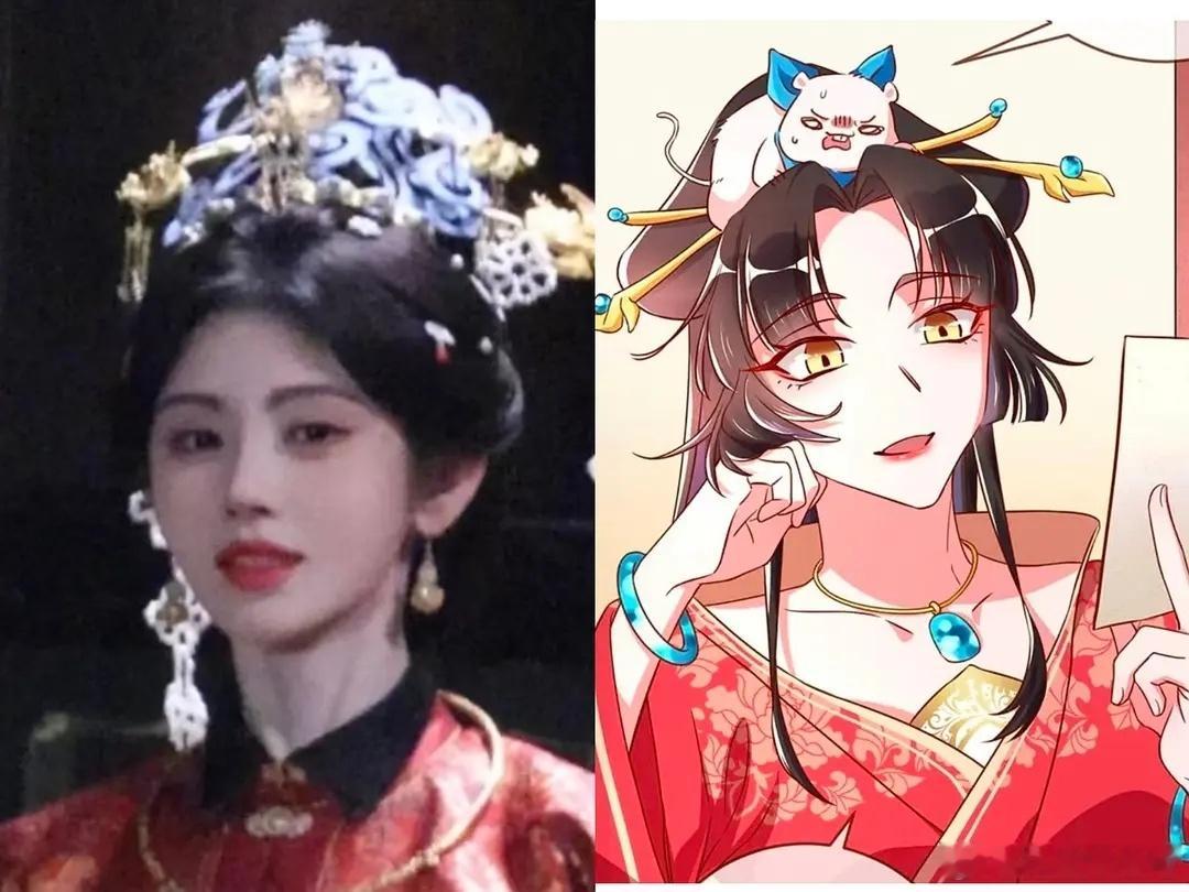 鞠婧祎《万花世界》演员造型vs原著漫画造型，你觉得还原吗？ 