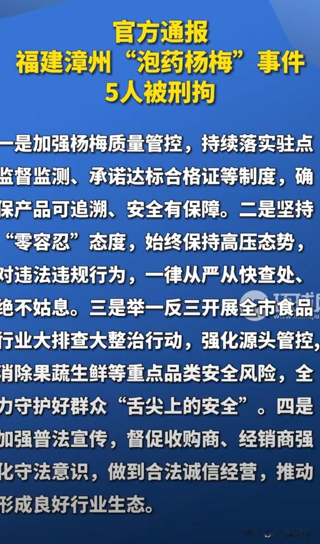 漳州商贩把杨梅泡在药水里卖，一天能发5000斤。工人戴着手套把整筐杨梅按进药水里
