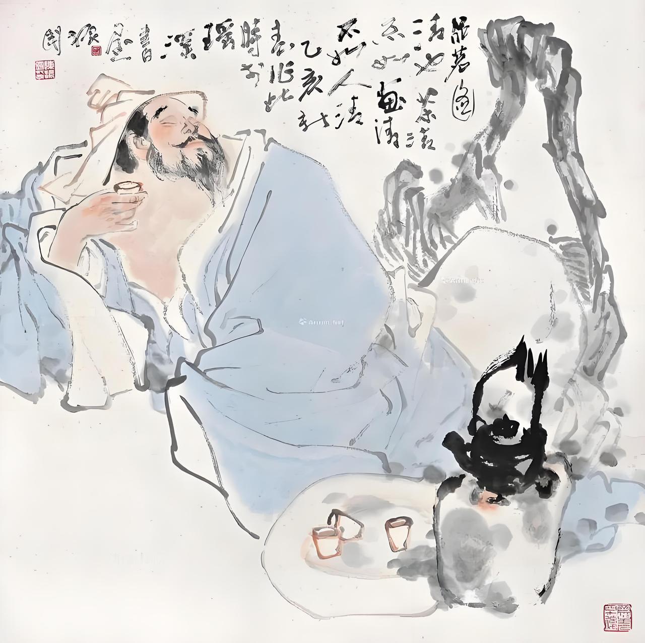上联：香茗一口添回味
下联：[玫瑰]

网络图片/诚谢侵删