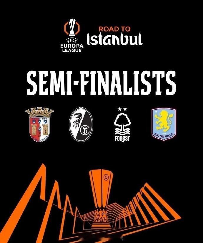 本赛季欧战4强出炉 25-26赛季欧战4强全部出炉：英超4队，西甲德甲法甲各2队