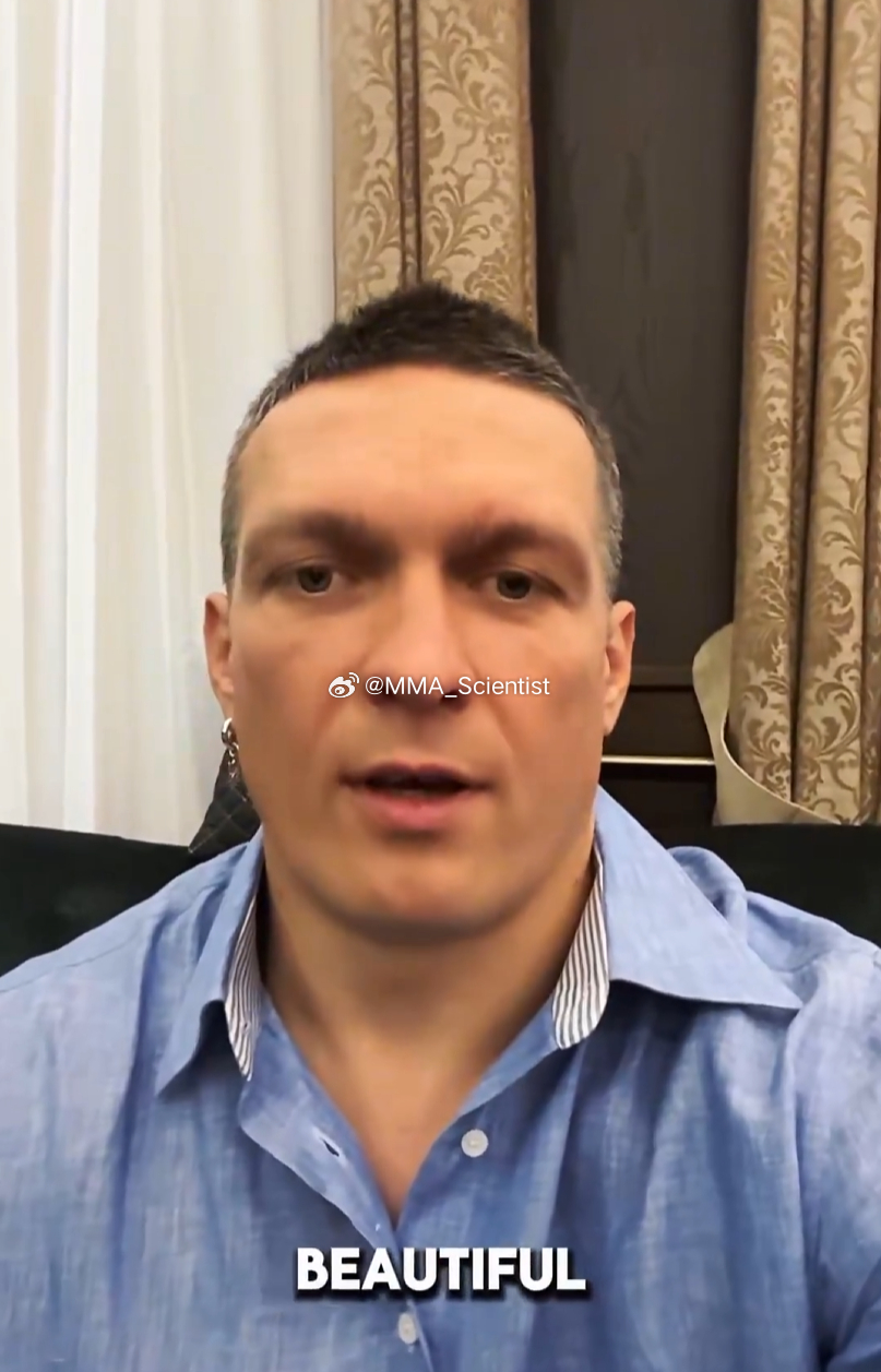 莱克桑德-乌西克（Oleksandr Usyk）刚刚宣布，他在进行最后一场比赛前
