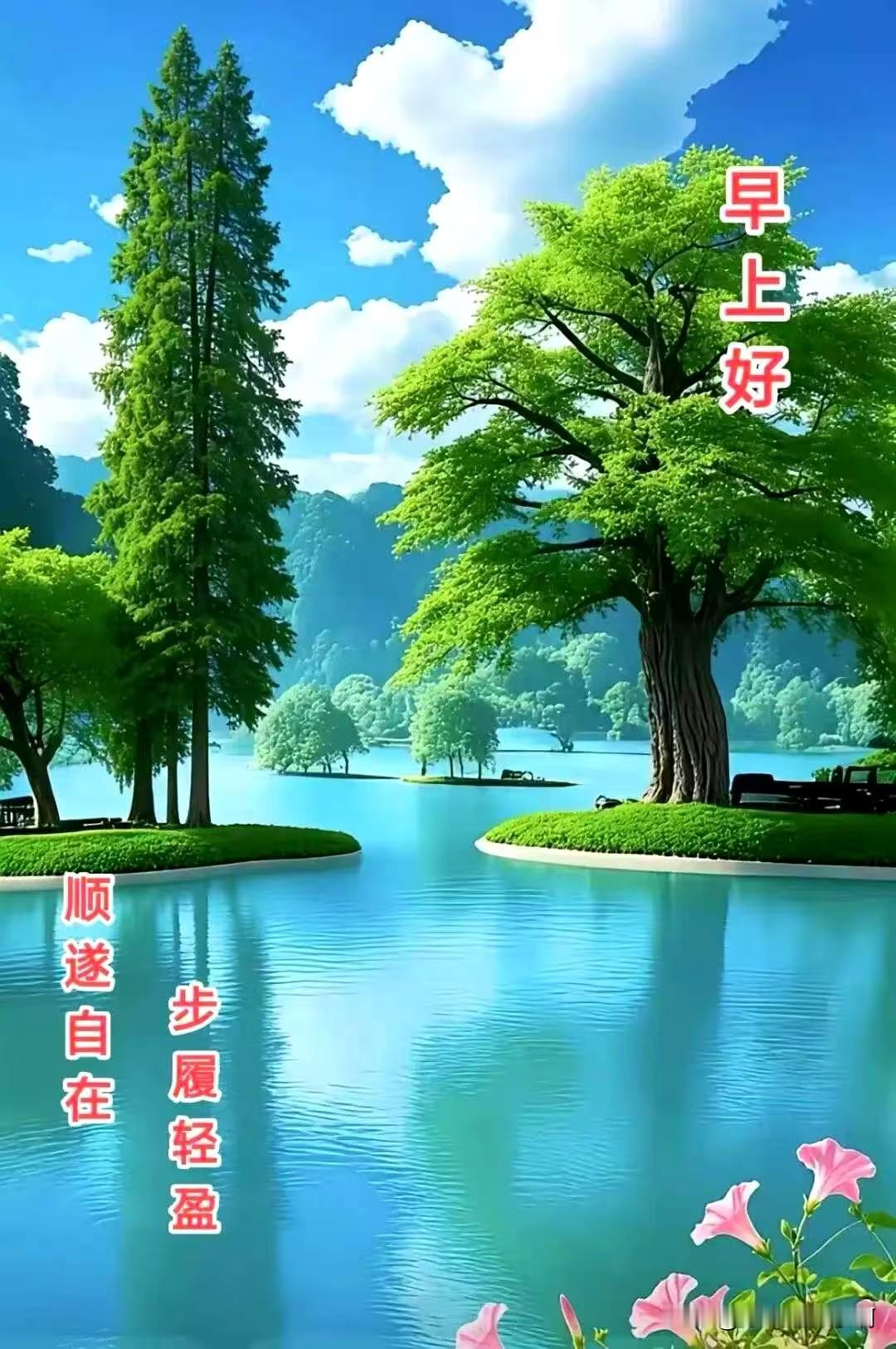 早上好🌤
山水从容，做事守矩。
凡事按规则而行，方能步履轻盈，行得踏实长远。