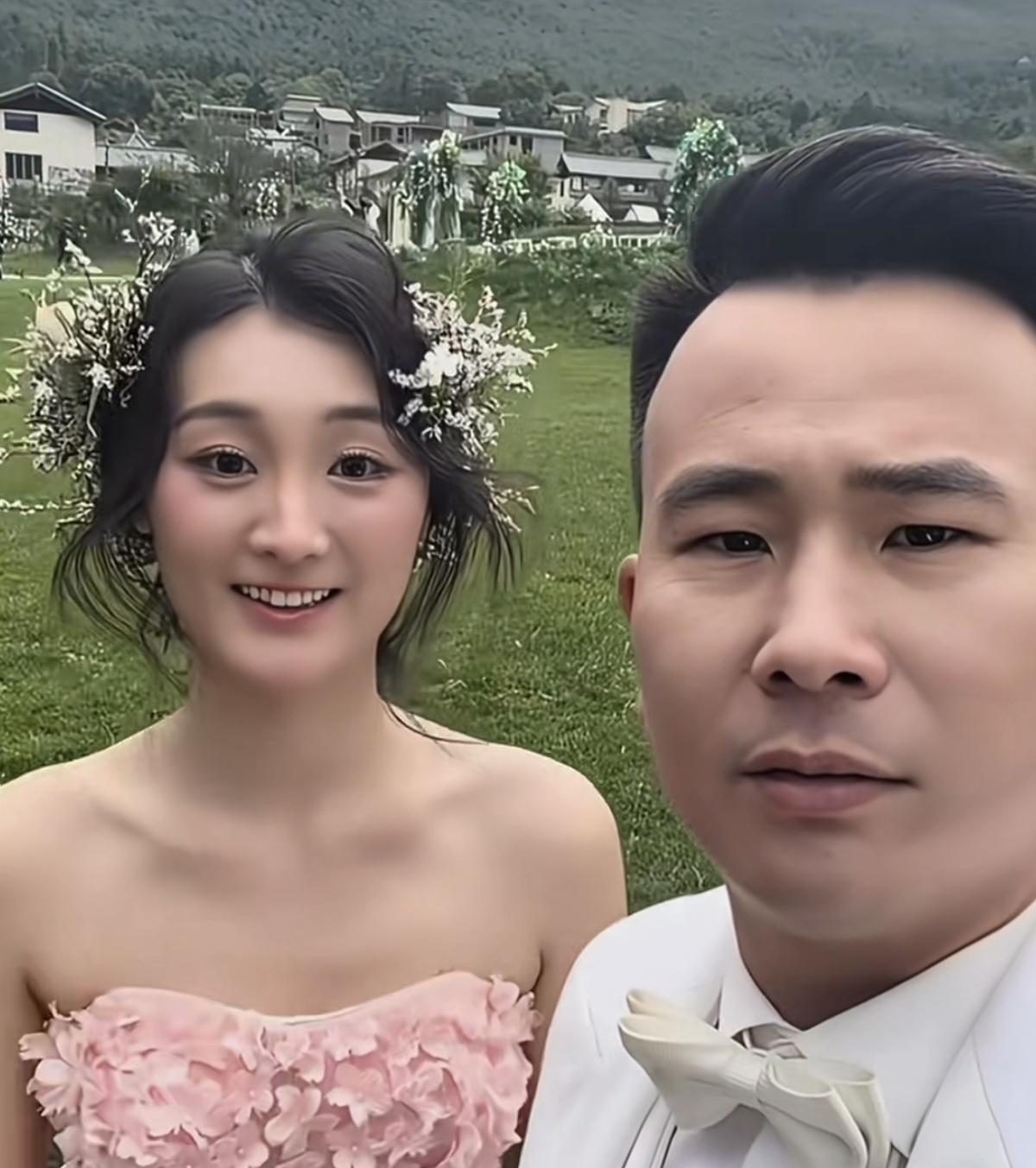 大衣哥朱之文前儿媳陈亚楠新老公找了个公务员，二人拍婚纱照，看起来甜蜜幸福。
山东