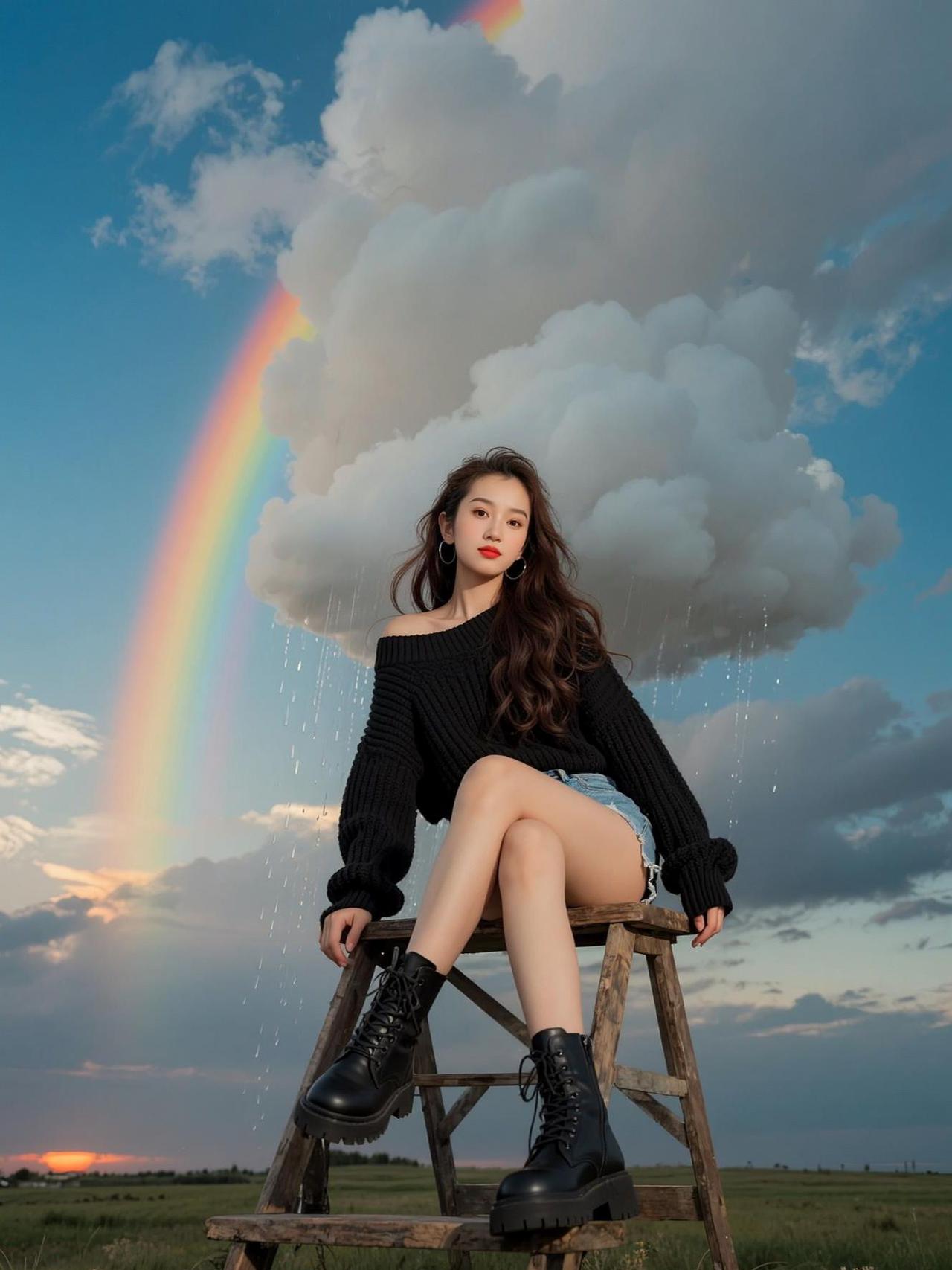 雨过天晴好美彩云