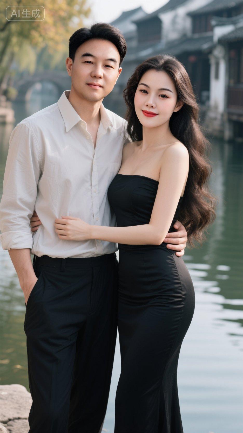 街拍情侣 美的美粉