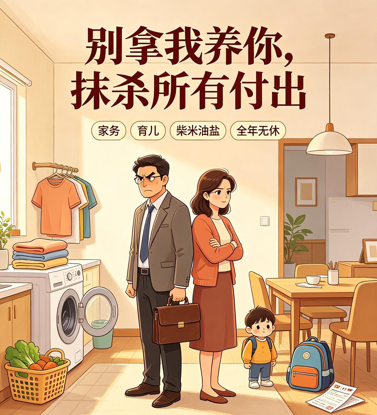 丈夫吵架甩出一句我养你，
妻子一番话直接戳破真相！
 
楼下夫妻吵得不可开交，男