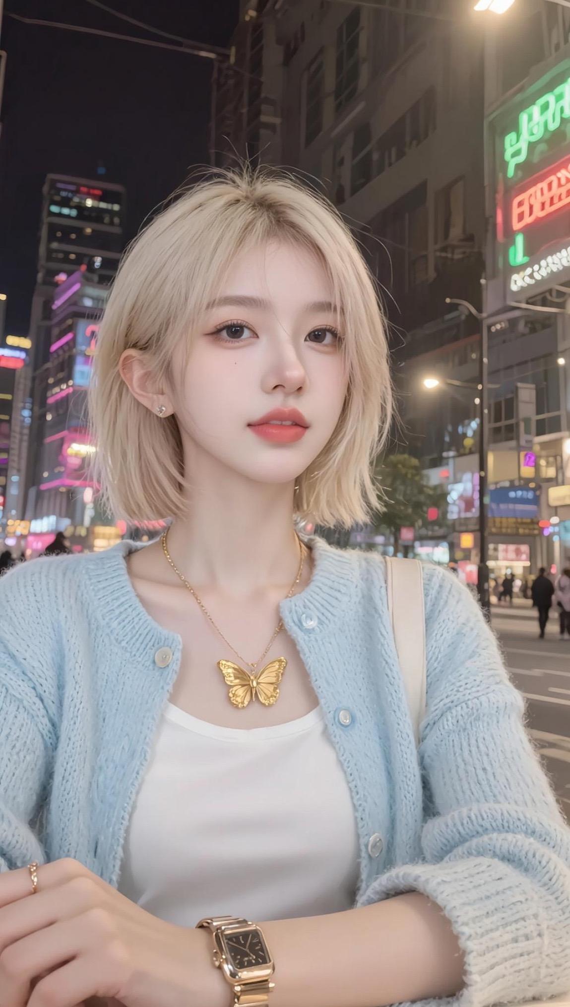 都市氛围感自拍  ai质感千金照真有你的 许妍的花语是热烈又清醒 国庆...