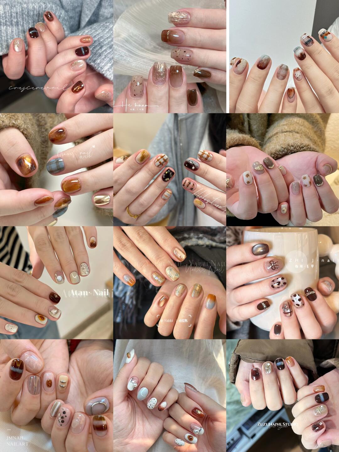 Nail 🍂🍂🍂秋冬美甲🍁🍂🍂