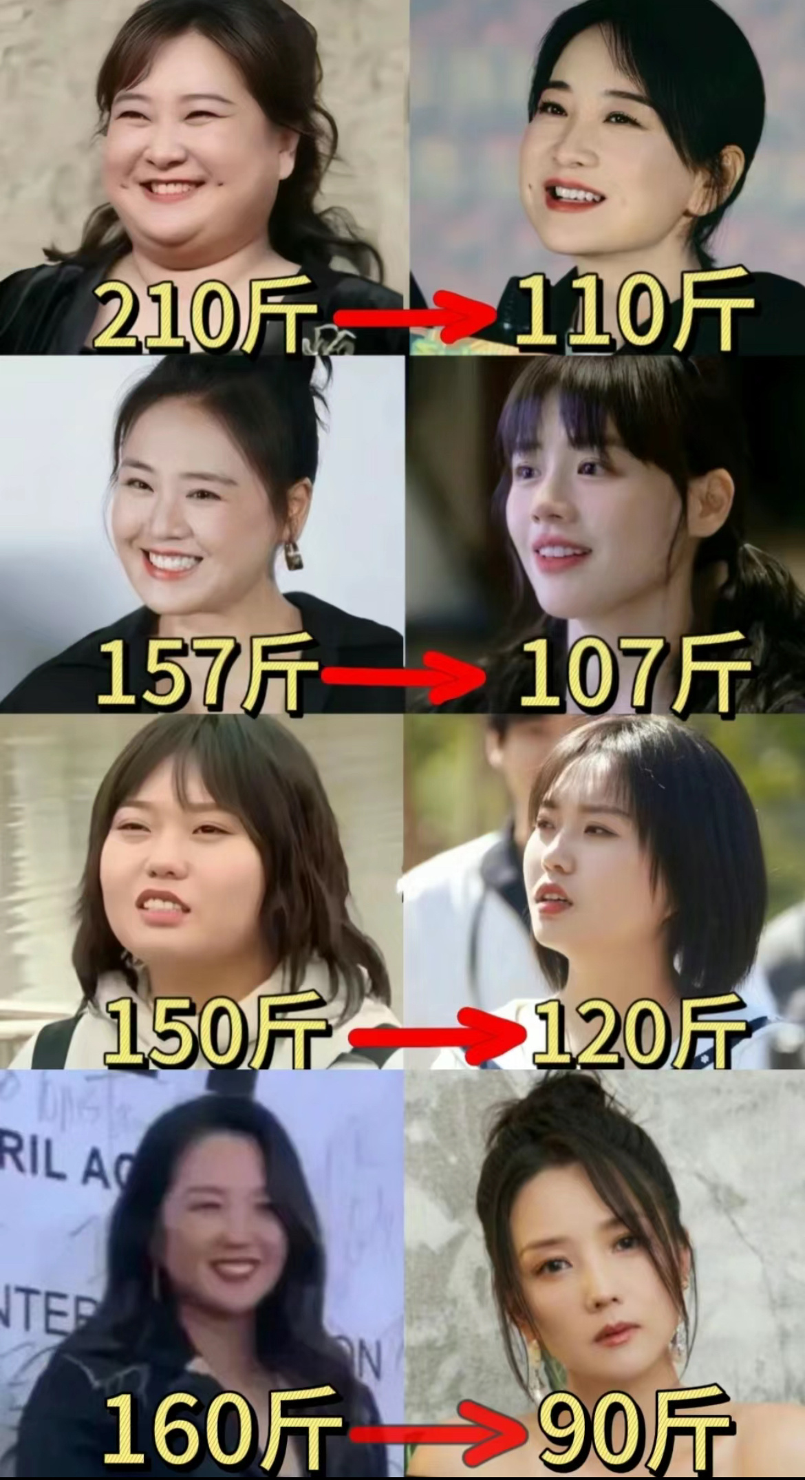 贾玲马思纯李雪琴何洁真是我变瘦的动力[舔屏] ​​​