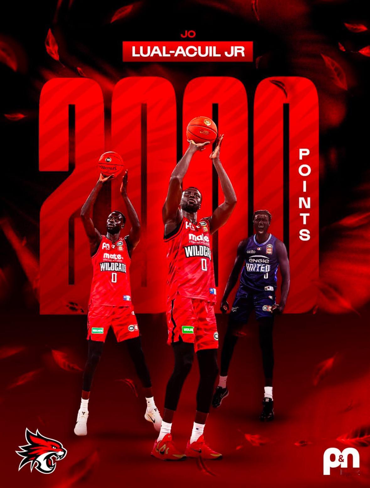 阿丘尔NBL总得分超过2000分阿丘尔本赛季场均可以得到16.8分6.3篮板1.