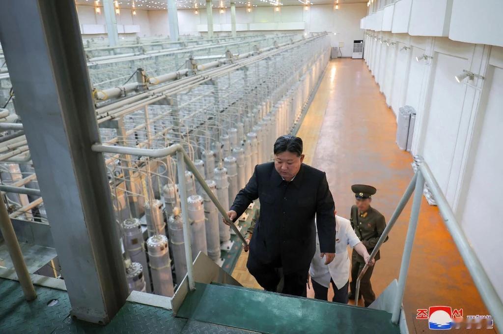 周五，据官方媒体报道，朝鲜领导人金正恩参观了一座核设施，并呼吁在面对来自华盛顿及