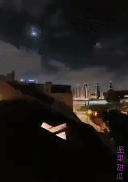 特朗普吓一跳的视频，这就是以色列人传出来的视频，密集的美以先进防空面前，伊朗高超