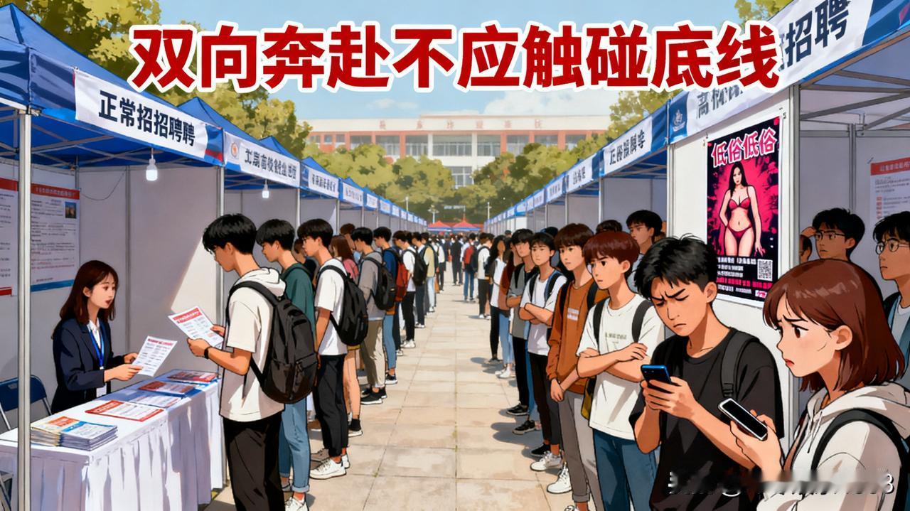校园招聘本是企业与学生双向奔赴的好事，可南昌大学秋招上，一家企业的低俗海报却大煞