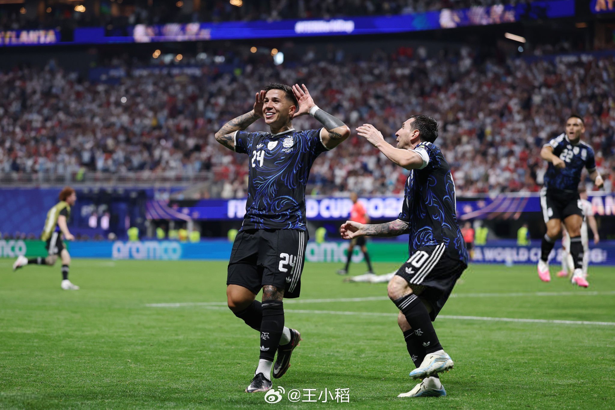 英格兰vs阿根廷恩佐1:1 
