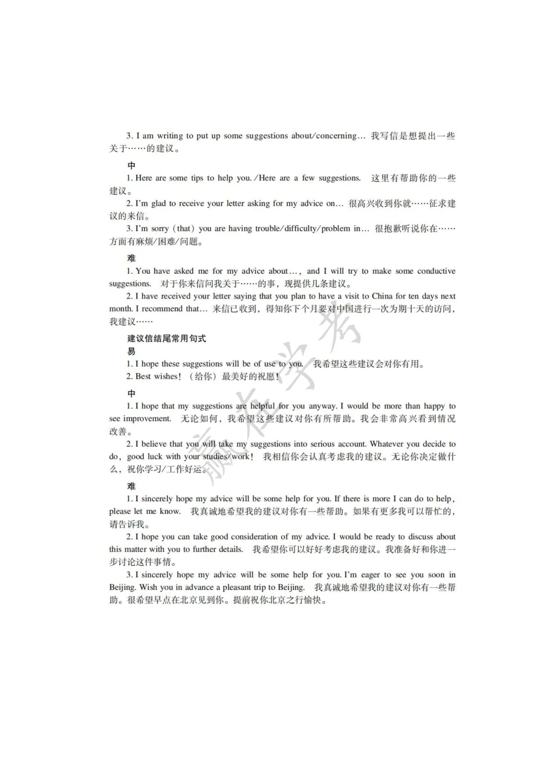 背的多不如背的对~英语作文高频开头和结尾